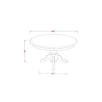 Set pranzo HomeStock da 3 pezzi con tavolo quadrato in legno massello finitura lino bianco e 2 sedie