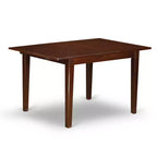 Set da pranzo 5 pezzi: tavolo rettangolare e 4 sedie - Rosso mattone - Island Interiors