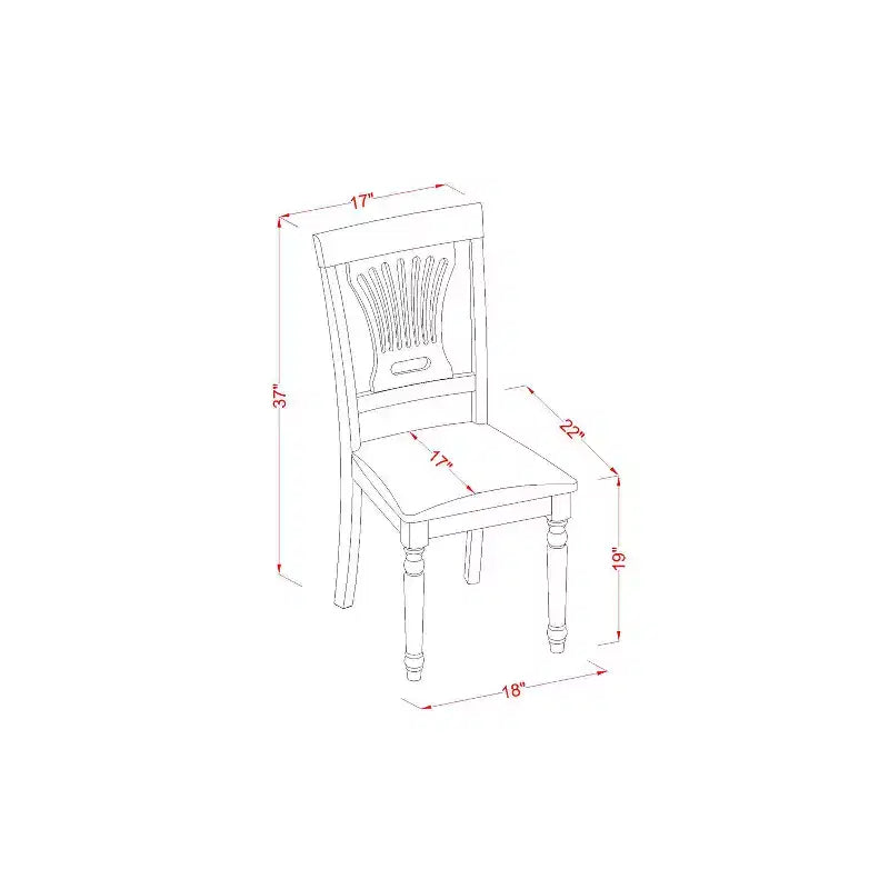 HomeStock Set da Pranzo Quadrato da 9 Pezzi con Tavolo con Piano in Legno Massello e Finitura Marrone Sella e 8 Sedie