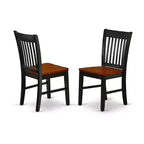 Set da pranzo Renaissance 5 pezzi con tavolo rettangolare e sedie - Tavolo allungabile da 54/66 pollici