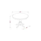 Set da pranzo ad altezza bancone - Tavolo e sedie da 5 pezzi - Set da cucina moderno