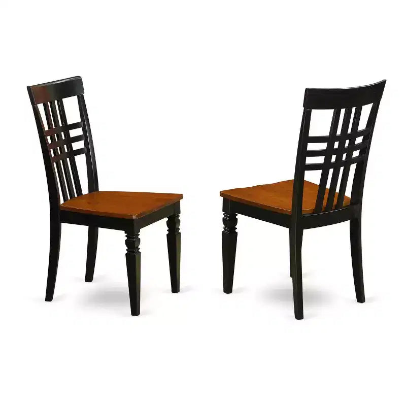 Set tavolo rotondo da cucina con sedie - Set sala da pranzo 5 pezzi - Finitura lino bianco