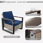 Set da conversazione per patio da esterno UPTIOT da 6 pezzi