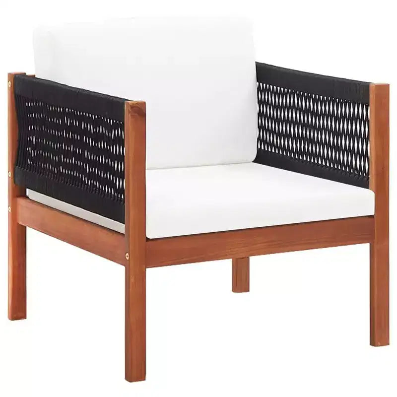 vidaXL Set da Salotto da Giardino 4 Pezzi in Legno Massello di Acacia