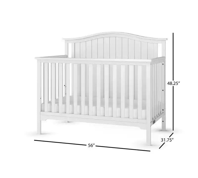 Set da cameretta con culla e fasciatoio Child Craft Hampton Arch Top, 2 pezzi, include culla convertibile 4-in-1 e fasciatoio