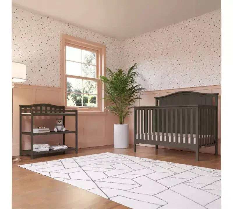 Set da cameretta con culla e fasciatoio Child Craft Hampton Arch Top, 2 pezzi, include culla convertibile 4-in-1 e fasciatoio