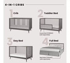 Set cameretta 3 pezzi Child Craft Cranbrook: lettino, cassettiera e comò, include lettino convertibile 4-in-1, cassettiera e comò