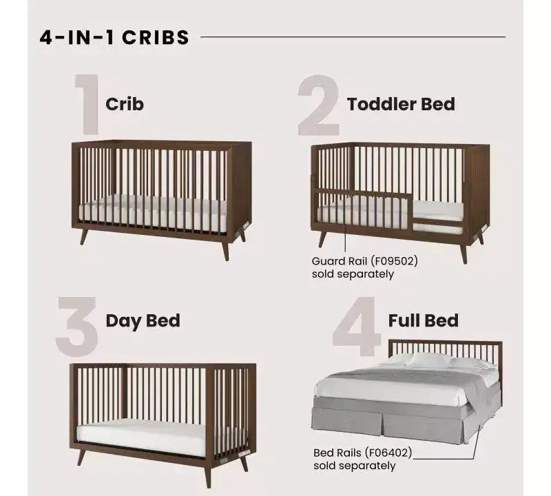 Set cameretta 3 pezzi Child Craft Cranbrook: lettino, cassettiera e comò, include lettino convertibile 4-in-1, cassettiera e comò