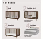 Set cameretta 3 pezzi Child Craft Cranbrook: lettino, cassettiera e comò, include lettino convertibile 4-in-1, cassettiera e comò
