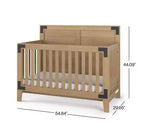 Set cameretta Child Craft Lucas, 2 pezzi, include lettino convertibile 4 in 1 e cassettiera a 3 cassetti