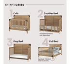 Set cameretta Child Craft Lucas, 2 pezzi, include lettino convertibile 4 in 1 e cassettiera a 3 cassetti