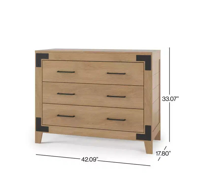 Set cameretta Child Craft Lucas, 2 pezzi, include lettino convertibile 4 in 1 e cassettiera a 3 cassetti