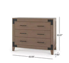 Set cameretta Child Craft Lucas, 2 pezzi, include lettino convertibile 4 in 1 e cassettiera a 3 cassetti