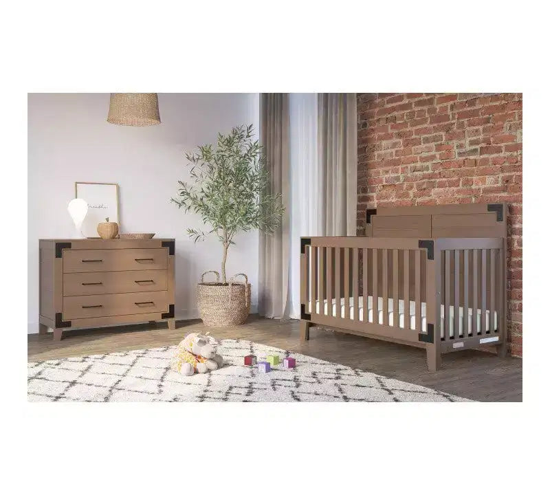 Set cameretta Child Craft Lucas, 2 pezzi, include lettino convertibile 4 in 1 e cassettiera a 3 cassetti