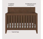 Set cameretta 4 pezzi Child Craft Kieran: culla trasformabile 4-in-1, comò doppio, cassettiera e comodino