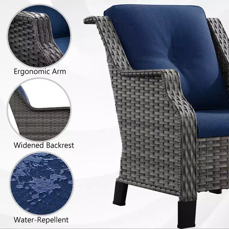 Set da salotto da esterno premium UPTIOT con design ergonomico e comfort per tutte le stagioni