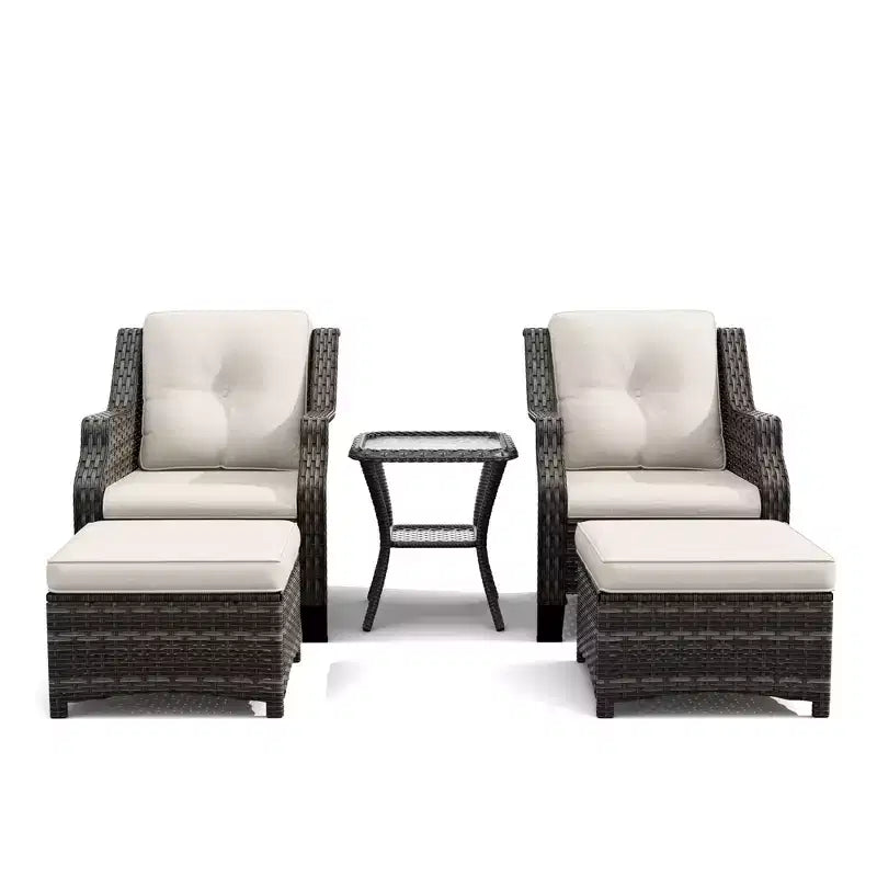 Set da salotto da esterno premium UPTIOT con design ergonomico e comfort per tutte le stagioni