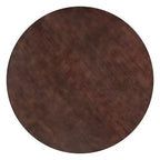 Set da pranzo da 5 pezzi con tavolo rotondo in legno e sedie con gambe dalla forma particolare e schienale traforato dal design raffinato per cucina