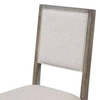 Set da pranzo rustico da 6 pezzi per 5 persone, set tavolo rettangolare con base a trapezio e 4 sedie imbottite e panca per sala da pranzo