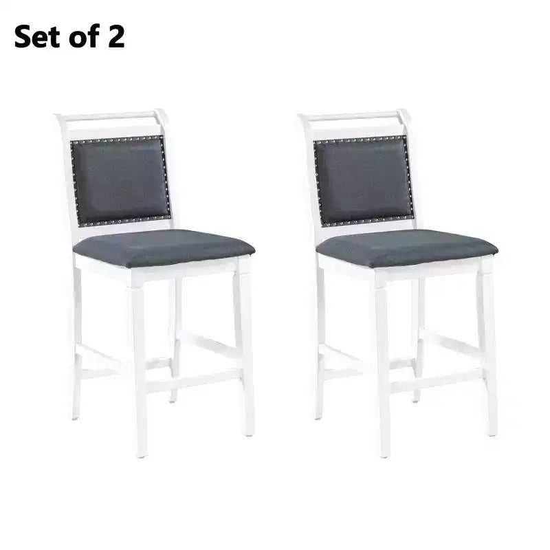 Set da pranzo pieghevole in legno da 3 pezzi con tavolo a ribalta e 2 sedie imbottite alte per piccoli spazi