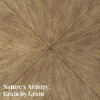 Set tavolo da pranzo rotondo in legno massello AMERLIFE per 4 persone, set da pranzo a 5 pezzi in stile metà secolo con sedie imbottite, design salvaspazio, montaggio facile