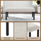 GDFStudio Griffin Set da Pranzo Moderno da 6 Pezzi con Tavolo Effetto Marmo da 63", 4 Sedie e 1 Panca