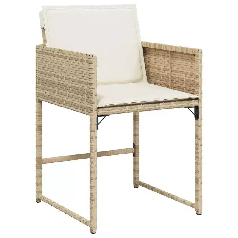 Set da pranzo da giardino vidaXL con cuscini in vari colori e materiali