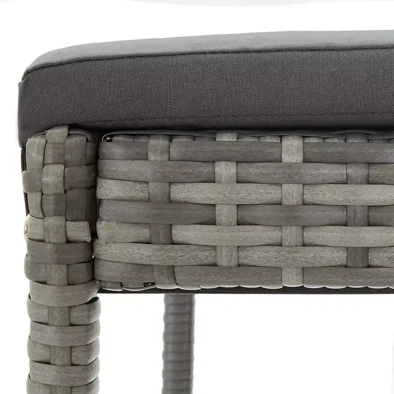 Set da bar da giardino vidaXL - Legno massello e polyrattan in vari colori
