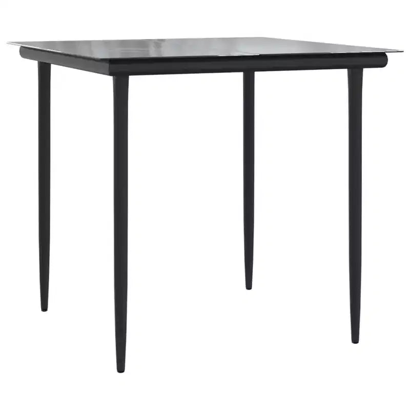 vidaXL Set da pranzo da esterni con cuscini e tavolo rettangolare
