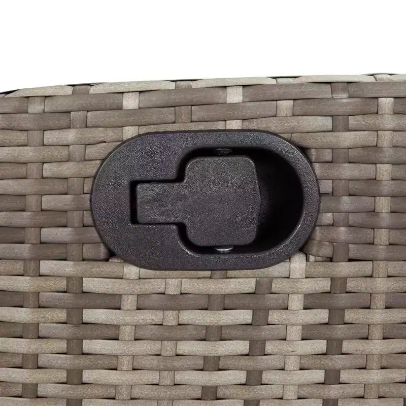 vidaXL Set da pranzo da esterno con cuscini in polyrattan