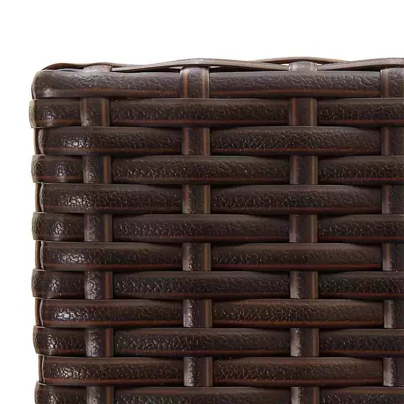 Set bar da giardino trendy vidaXL in rattan e vetro