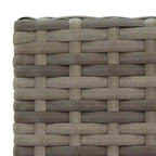 Set bar da giardino trendy vidaXL in rattan e vetro