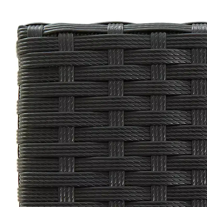 Set bar da giardino trendy vidaXL in rattan e vetro