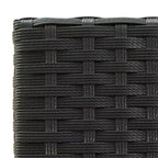 Set bar da giardino trendy vidaXL in rattan e vetro