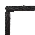 Set bar da giardino trendy vidaXL in rattan e vetro