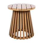 Set da conversazione da patio 3 pezzi in legno di acacia, mobili da esterno, 2 poltrone con tavolino laterale per giardino/patio/terrazza - ModernLuxe