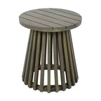 Set da conversazione da patio 3 pezzi in legno di acacia, mobili da esterno, 2 poltrone con tavolino laterale per giardino/patio/terrazza - ModernLuxe