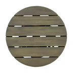Set da conversazione da patio 3 pezzi in legno di acacia, mobili da esterno, 2 poltrone con tavolino laterale per giardino/patio/terrazza - ModernLuxe
