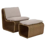 Set lounge da patio Drew - Interno/Esterno - PAT7542 - Naturale/Tortora - Safavieh