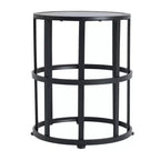 Set da esterno Christopher Knight Home Ilaria composto da 2 sedie a dondolo in rattan e tavolino con piano in ceramica