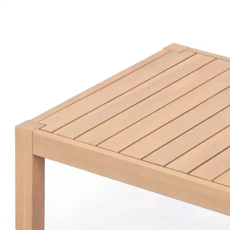 Set da giardino 4 pezzi Christopher Knight Home Phachara in legno di acacia dal design moderno con intreccio in corda e cuscini