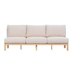 Set da giardino 4 pezzi Christopher Knight Home Phachara in legno di acacia dal design moderno con intreccio in corda e cuscini