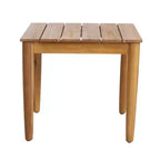Christopher Knight Home Minh Moderno Set da 3 Pezzi per Patio con Sedie Girevoli in Acacia, Design in Corda e Tavolino a Doghe