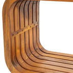 Set da giardino moderno 5 pezzi Christopher Knight Home Melow in alluminio con tavolini da caffè in legno di acacia