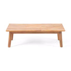 Christopher Knight Home Safira Set da Conversazione da Esterno Rustico in Legno di Acacia a 5 Pezzi con Cuscini Spessi
