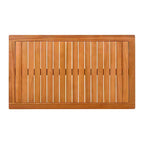 Set da giardino moderno a 4 pezzi Thao di Christopher Knight Home in legno di acacia con cuscini e tavolino a doghe