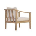 Set da salotto da patio in 4 pezzi Christopher Knight Home Febi Modern in legno di acacia con cuscini e tavolino a doghe