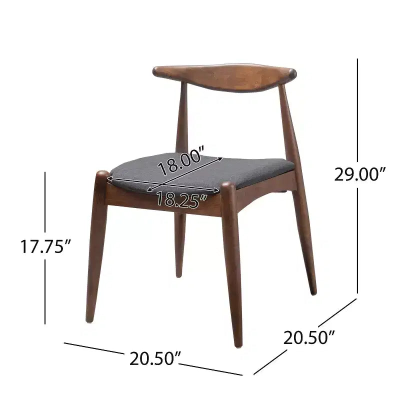 Set da pranzo minimalista in legno per 4 persone, set da 5 pezzi con tavolo rettangolare per piccoli spazi e 4 sedie imbottite per cucina