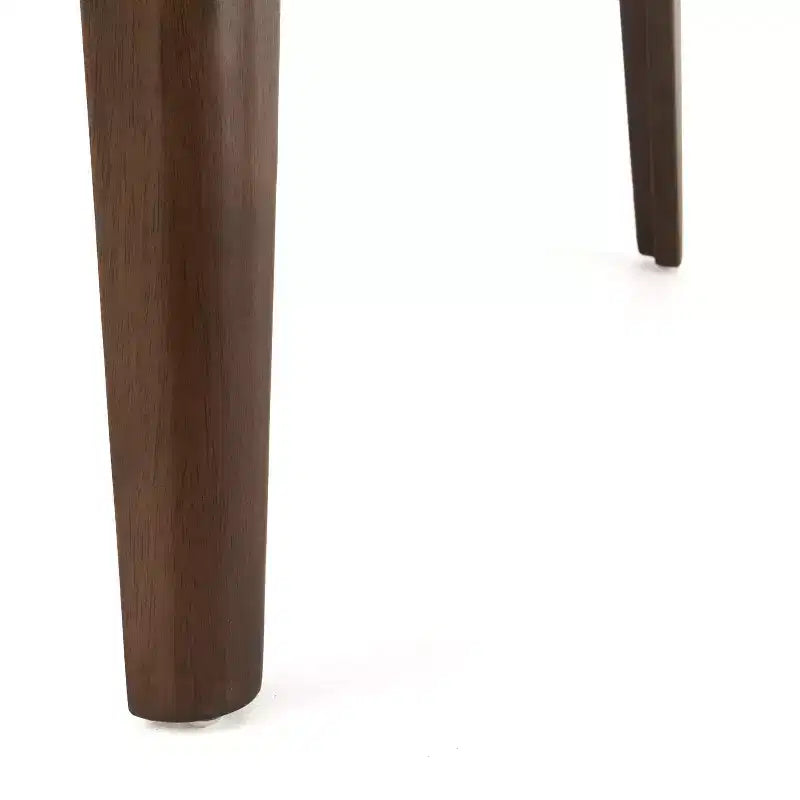 Set da pranzo minimalista in legno per 4 persone, set da 5 pezzi con tavolo rettangolare per piccoli spazi e 4 sedie imbottite per cucina