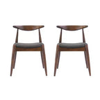 Set da pranzo minimalista in legno per 4 persone, set da 5 pezzi con tavolo rettangolare per piccoli spazi e 4 sedie imbottite per cucina